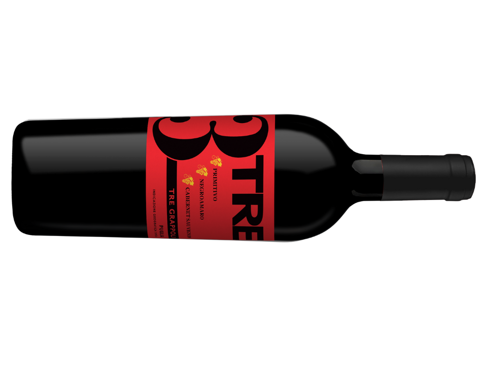 3 TRE | Puglia, Italy | Primitivo, Negroamaro, Cabernet Sauvignon | 15% vol