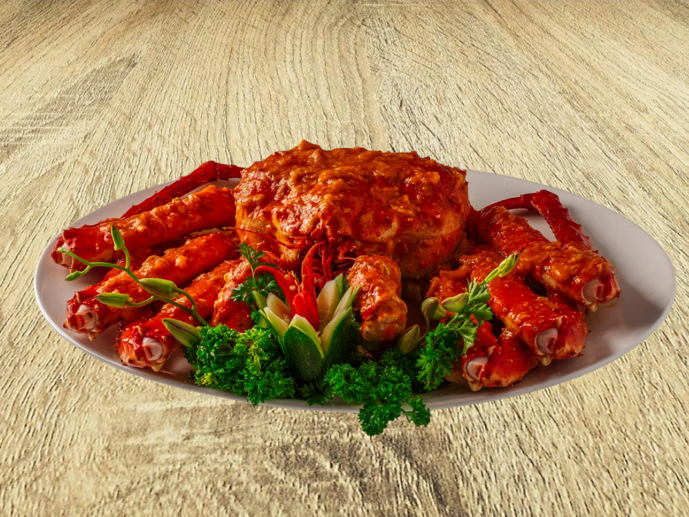 Cua hoàng đế sốt chilli