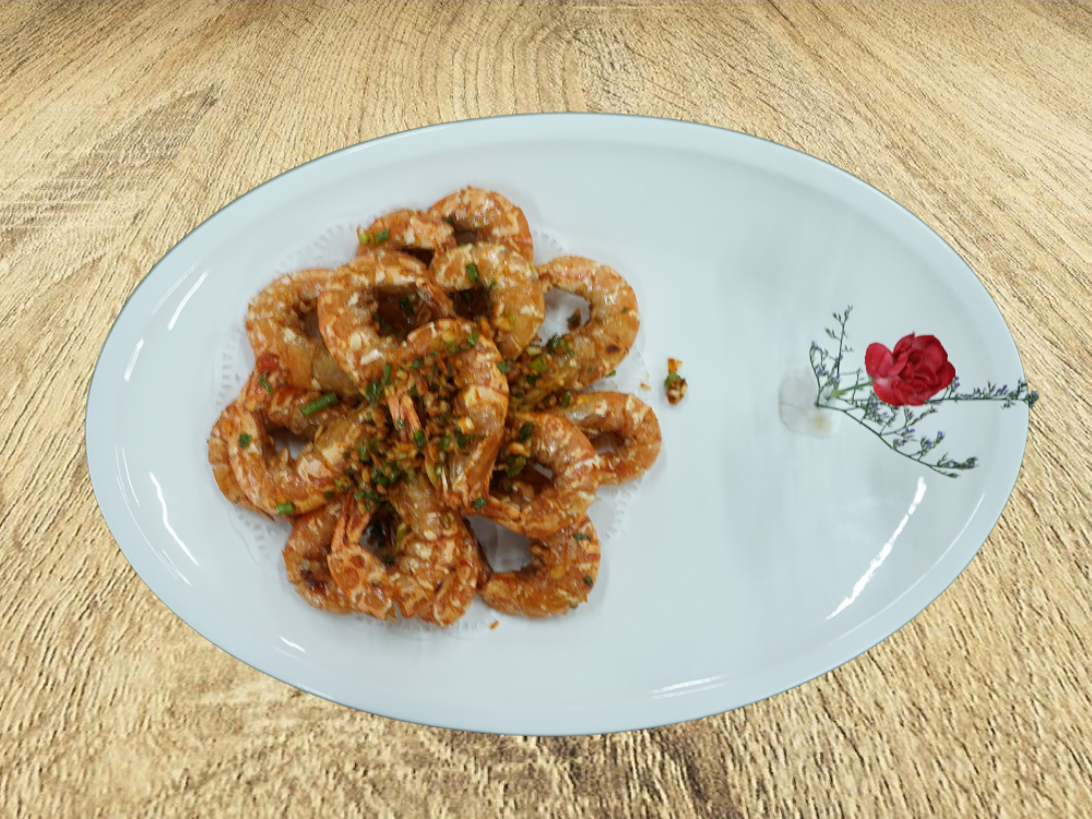 Tôm rang tỏi ớt