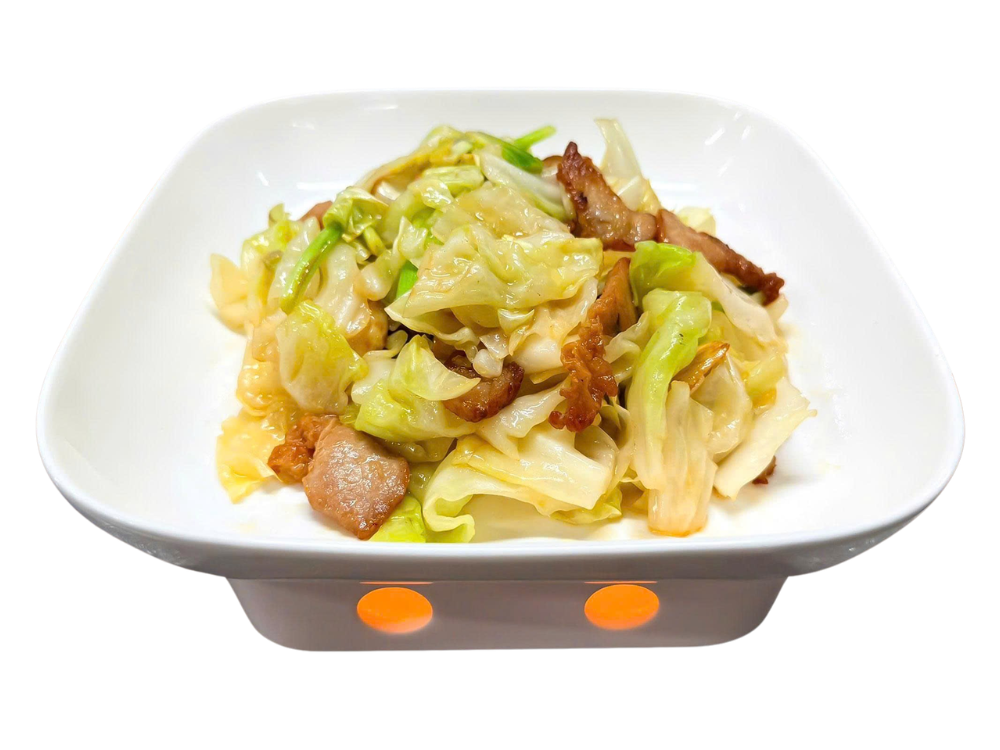Bắp cải xào tóp mỡ