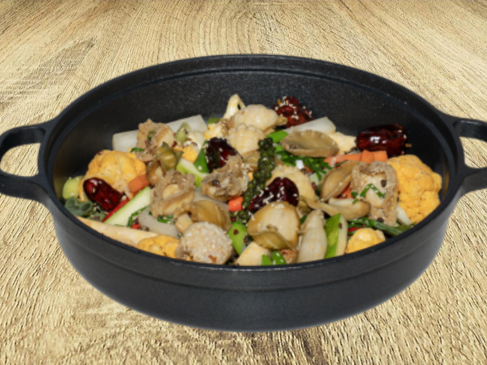 Bào ngư xào tiêu ớt