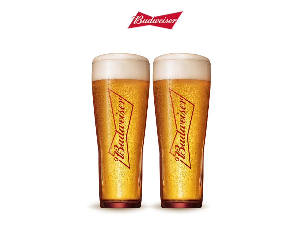 Bia tươi Budweiser ly 450ml/ tháp 4L