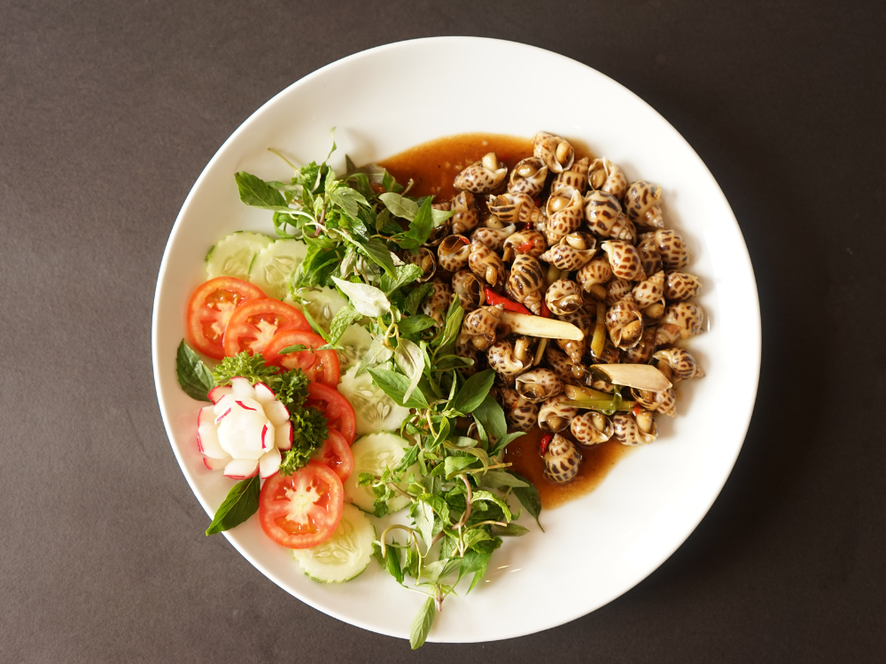 Ốc hương rang me