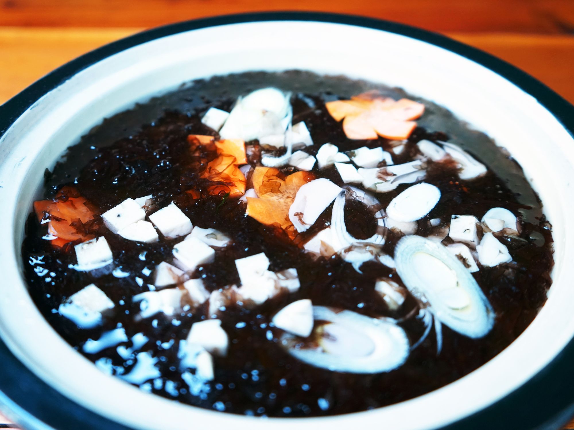 Canh rong biển chay