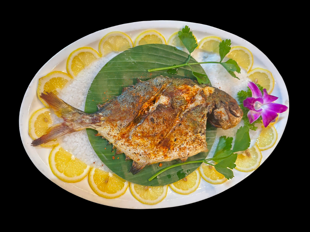 Cá chim nướng dầu ô liu