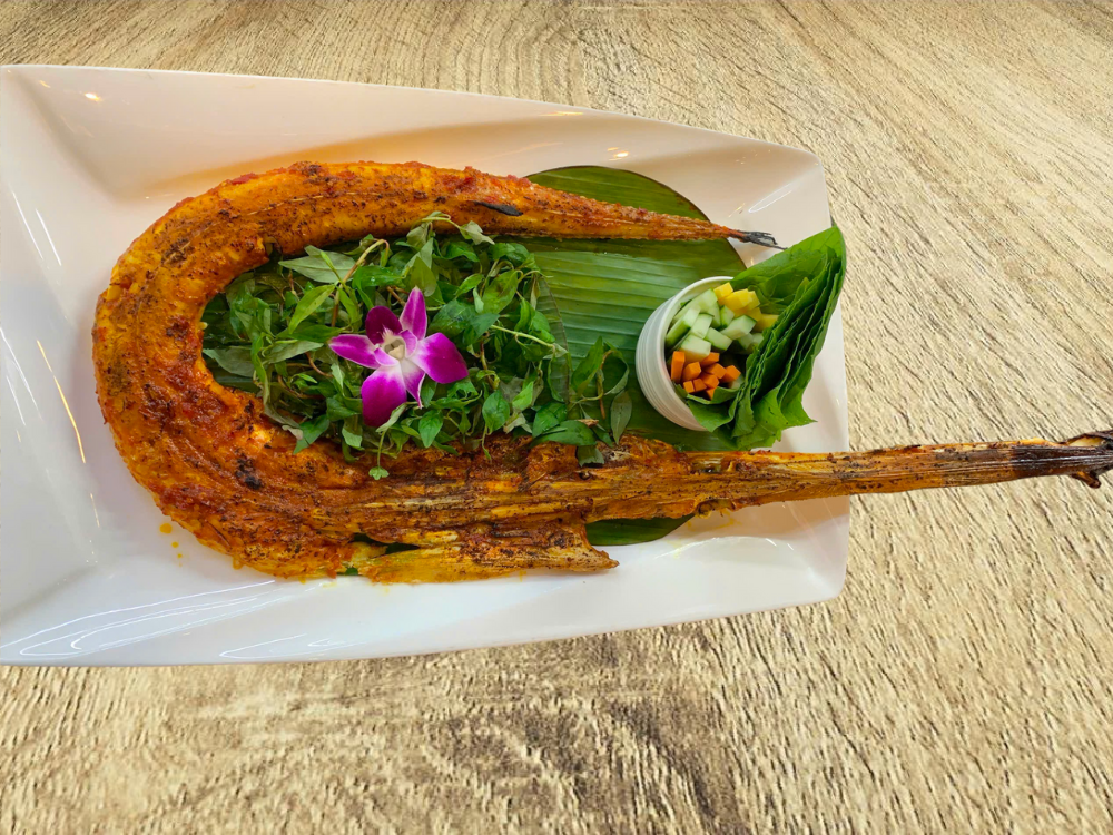 Cá chìa vôi nướng muối ớt