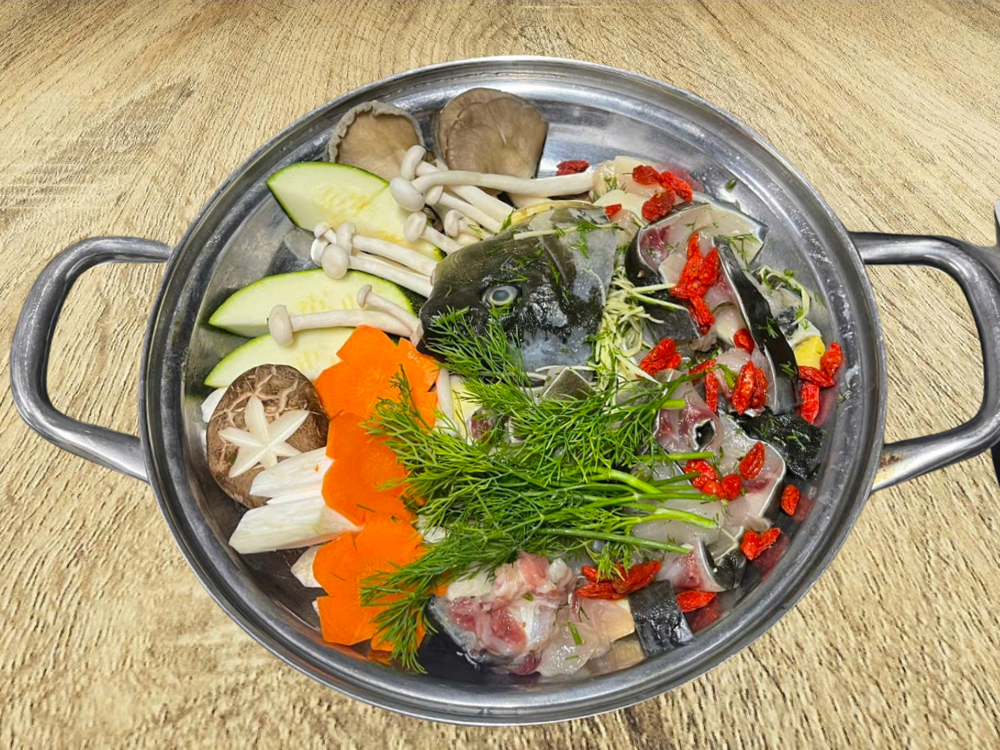 Cá chuỗi ngọc hấp xửng