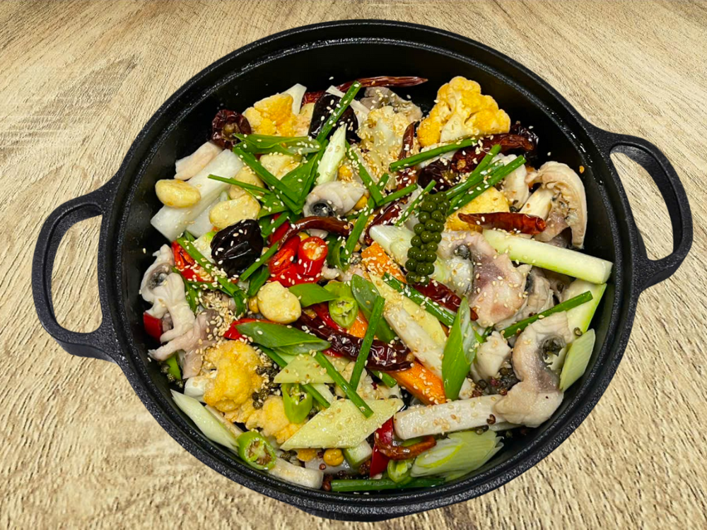 Cá chuỗi ngọc xào tiêu ớt