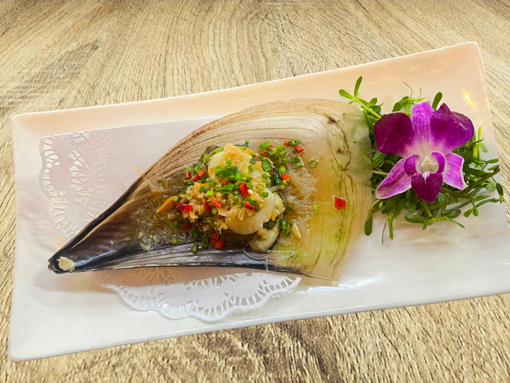 Cồi Mây hấp tỏi uyên ương