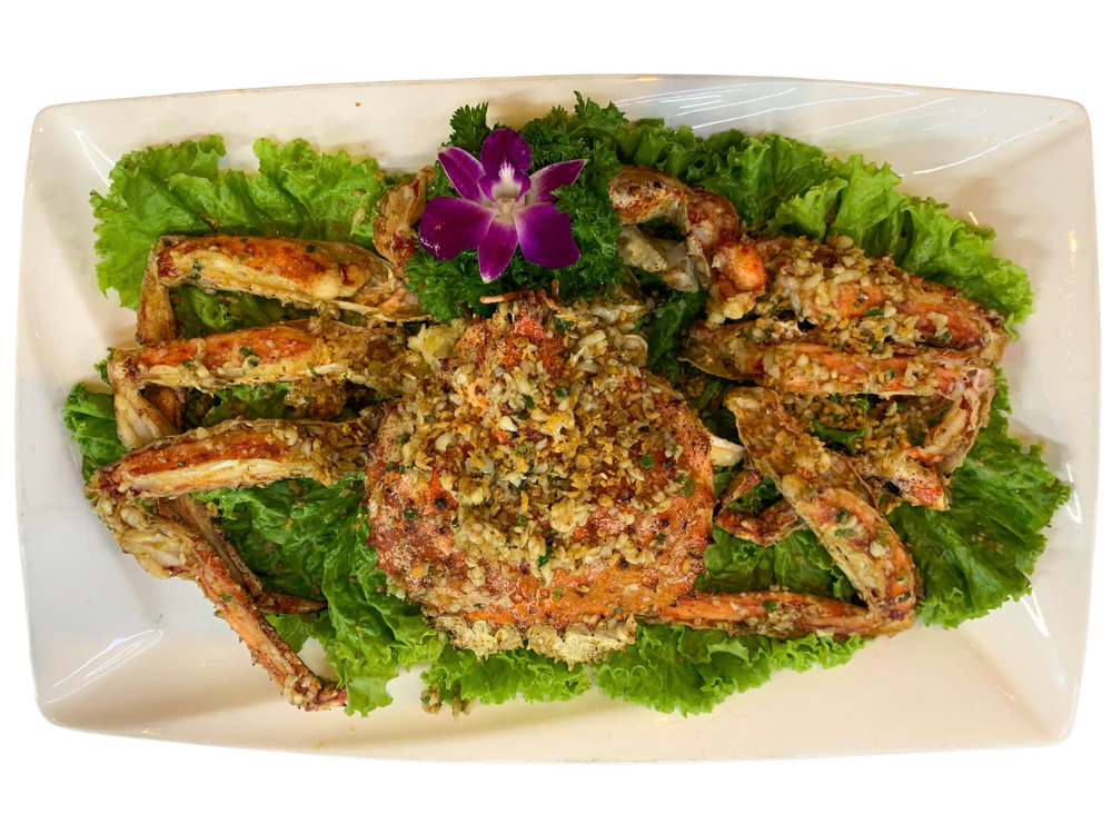 Cua hoàng đế cháy tỏi