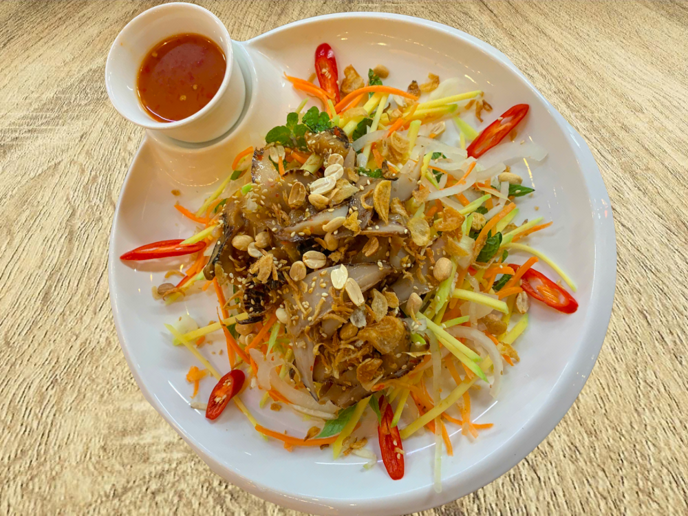 Gỏi ốc giác vàng