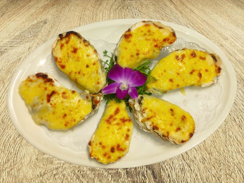 Hàu đút lò phô mai