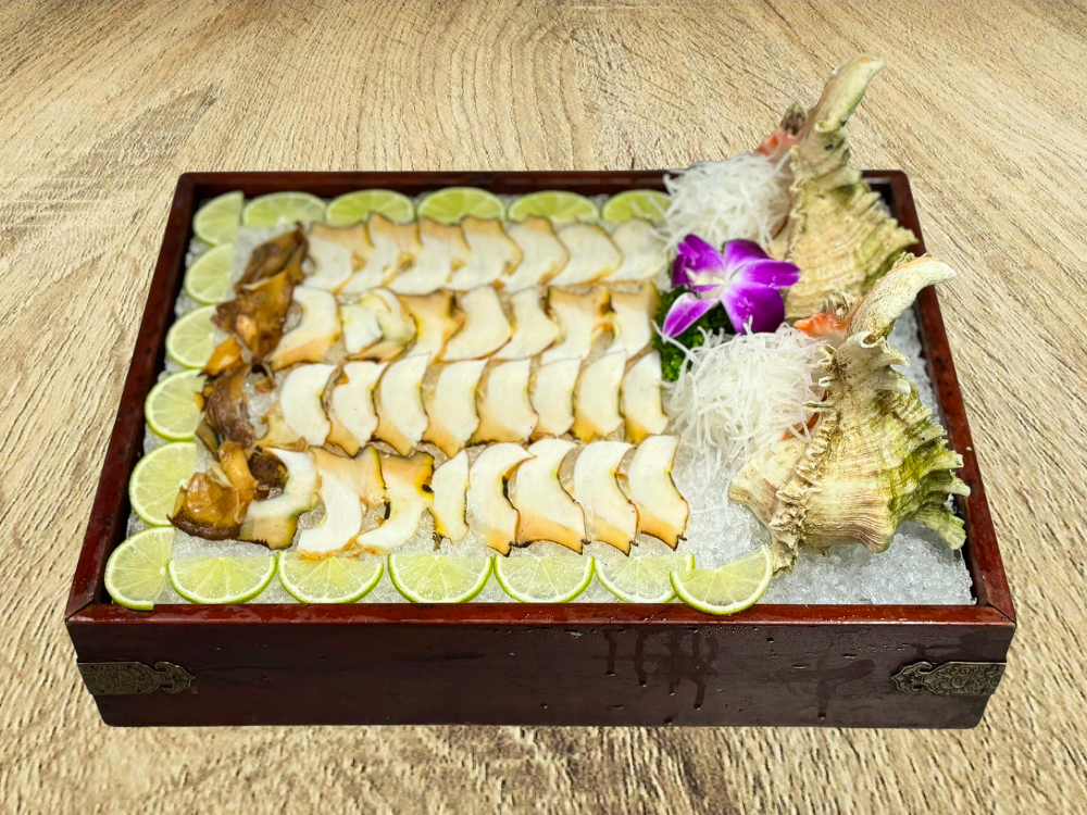 Ốc gai trắng hấp lạnh