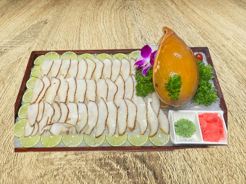 Ốc giác vàng hấp lạnh