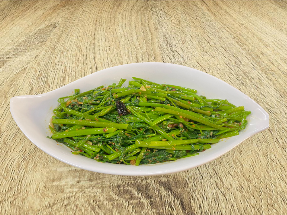 Rau muống xào tương Mã Lai