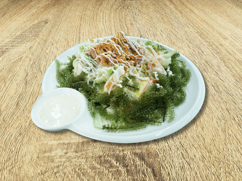 Salad rong nho cá ngừ