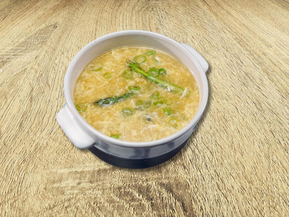 Súp măng tây hải sản