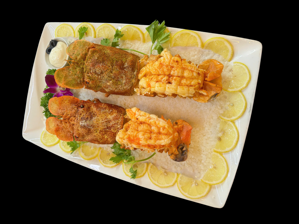 Tôm mũ ni nướng dầu ô liu