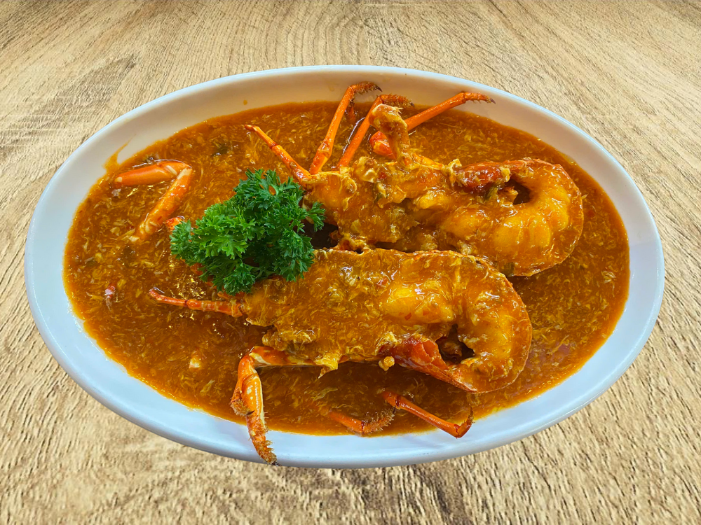 Tôm Hùm sốt chilli