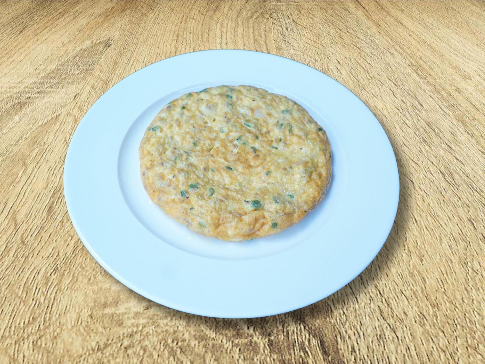 Trứng chiên thịt