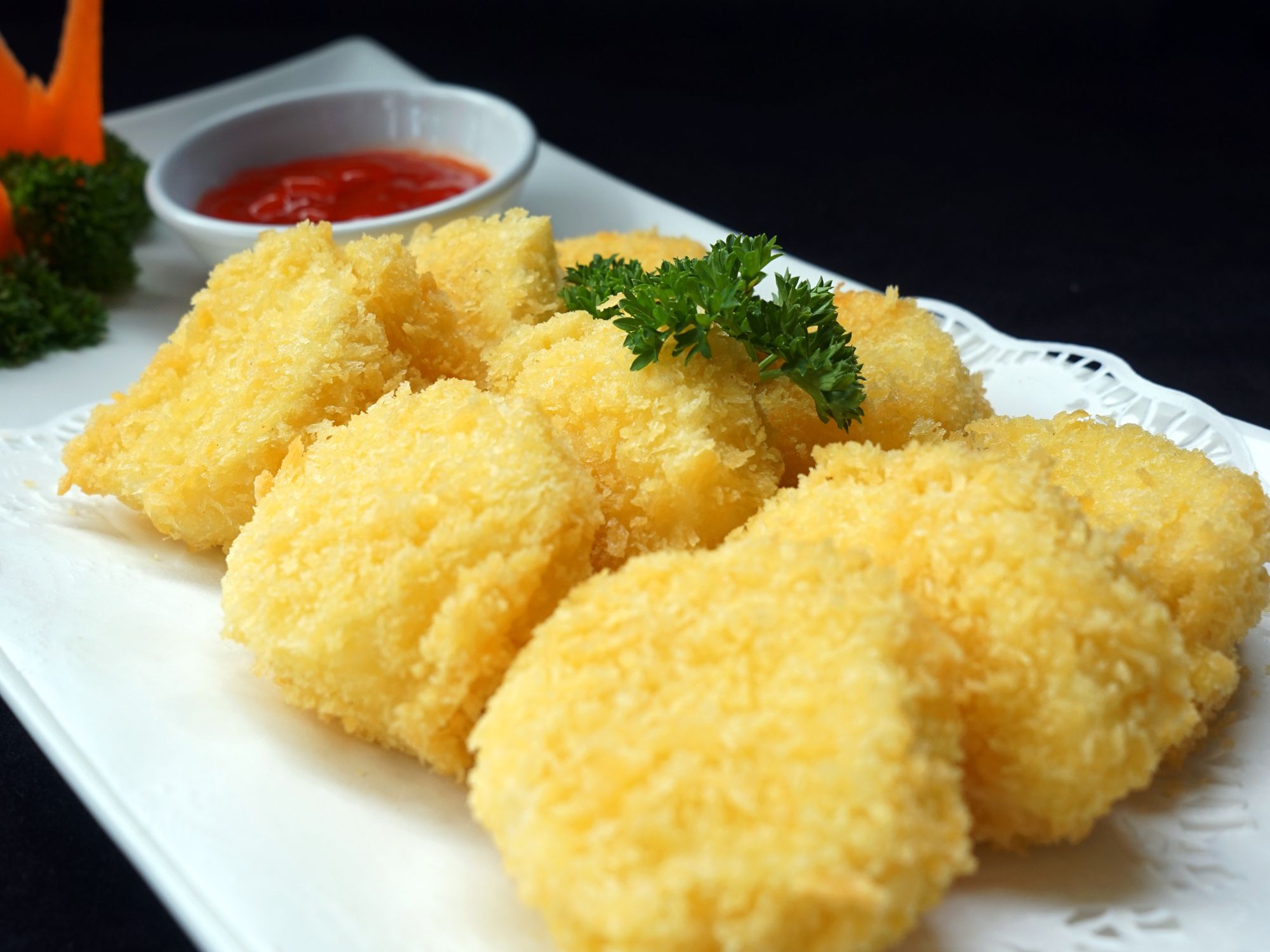 Đậu hũ non chiên giòn